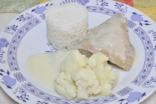 Kuře zadělávané s květákem  – Snadné recept z Česko kuchyně, hotový za 30 - 45 minut